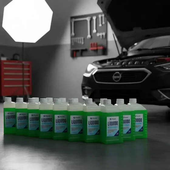 Liquido Refrigerante Concentrado X 12 U 1lt Verde Pousa
