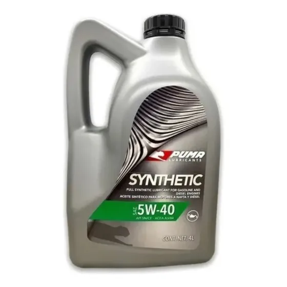 Aceite lubricante para motor Puma Synthetic 5W-40 para autos, pickups & suv de 1 unidad Sintético