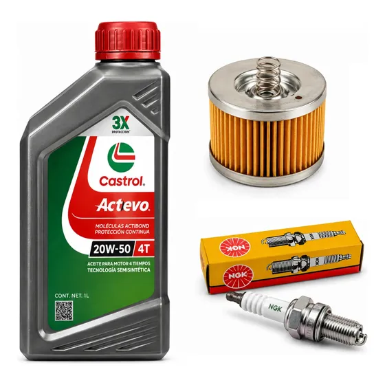 Kit Service Yamaha Fz 16 Aceite+bujia+filtro Motoscoyote
