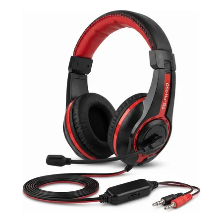 Targa Ph450 Auricular Gamer Headset Con Mic Streaming Negro