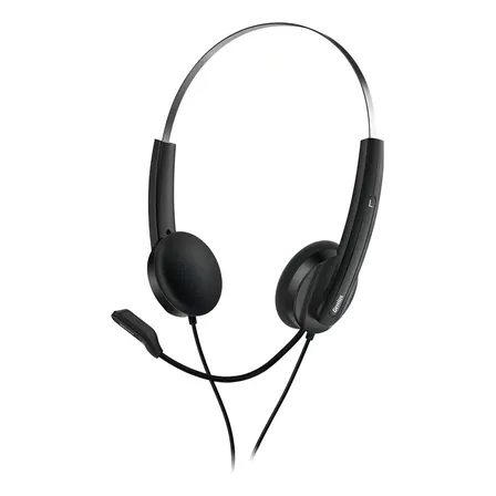 Auriculares Con Micrófono Genius Hs-220u Usb Vincha Negro