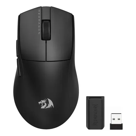 Ratón Gamer Inalámbrico Redragon King Pro Negro M916-pro 1K - 26000 Dpi máximo, 5 Botones Programables