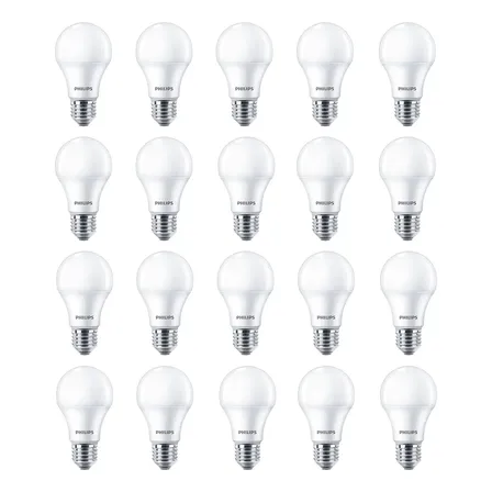 Pack X20 Lámparas Focos Philips 8w Luz Led Fría Blanco Frío