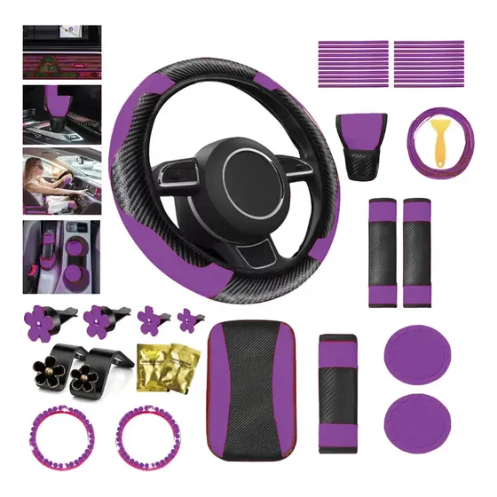 Ww Funda Para Volante Protector Carro Auto Universal Kit
