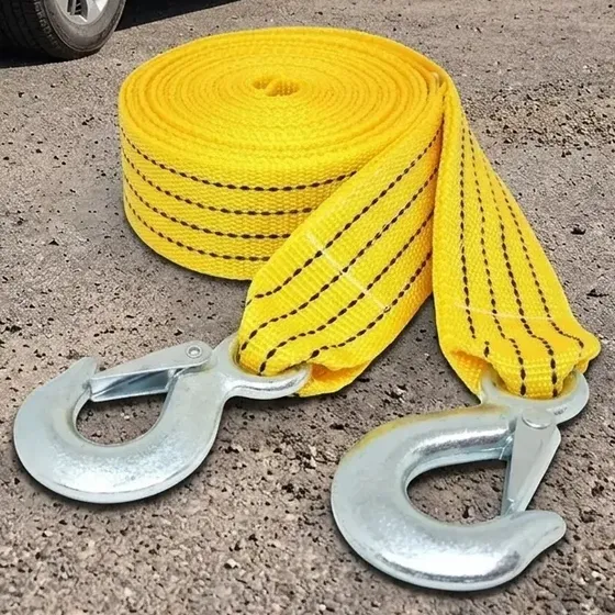 Linga Eslinga  Soga Plana Remolque 5 Mts 5 Tn  Con Ganchos