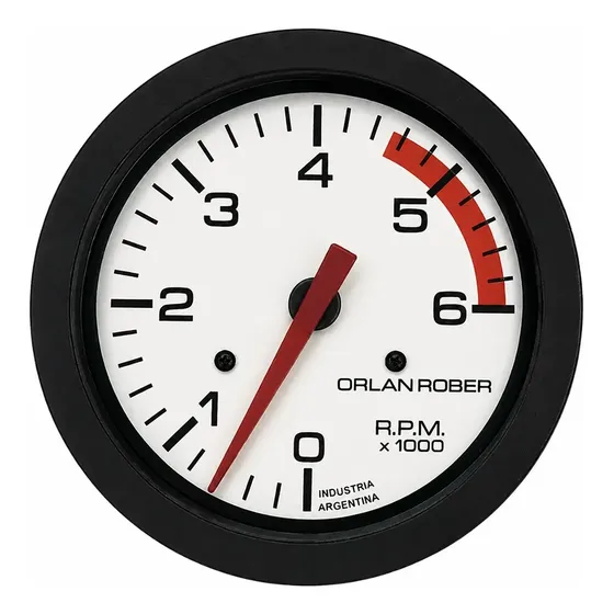 Tacómetro Reloj Orlan Rober 6000 Rpm Classic 80mm Classic