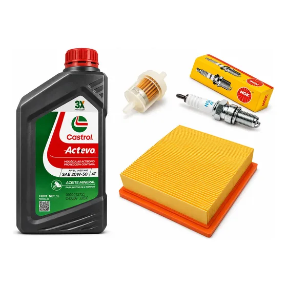 Kit Service Motomel Skua 250 Aceite+bujia+filtros M Coyote