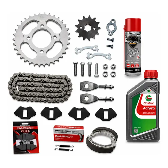 Transmision + Service Motomel Blitz 110 Freno A Cinta Coyote