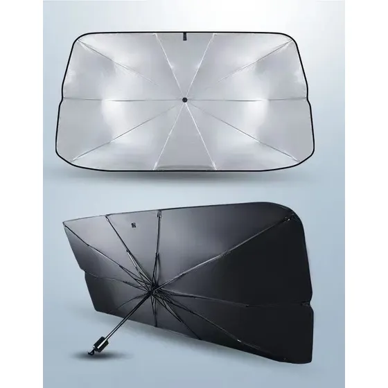 Parasol Tipo Paraguas Para Parabrisas De Auto