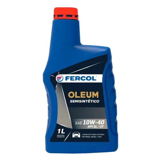Aceite Fercol Oleum Semisintetico 10w-40 1 L