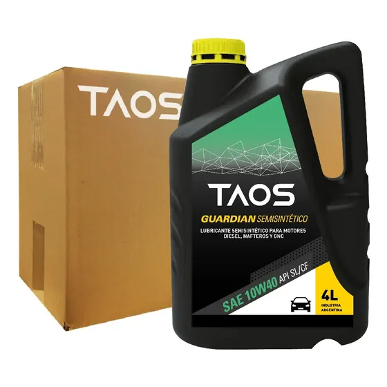 Aceite Taos Semisintetico 10w-40 4 Lt (caja De 4 X 4 Lt)