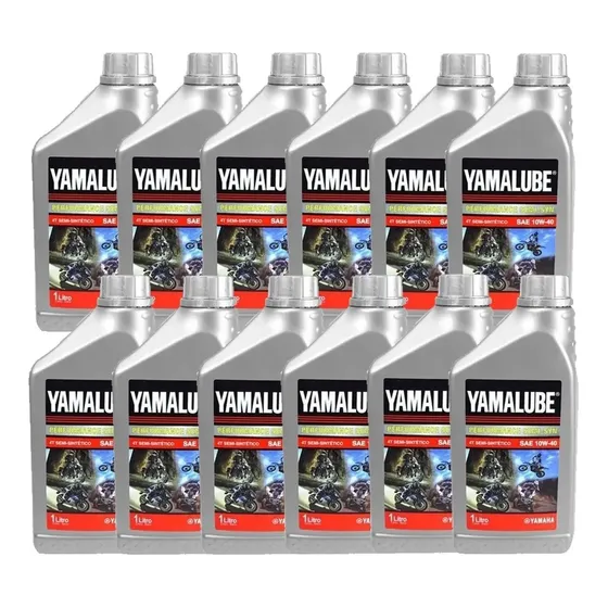 Aceite Semi Sintetico Yamalube 4t 10w40 X 12 Un Yamaha
