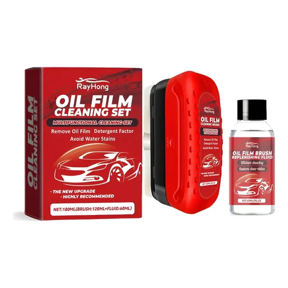 Original! Kit Removedor Película Aceitevidrios Auto Rayhong