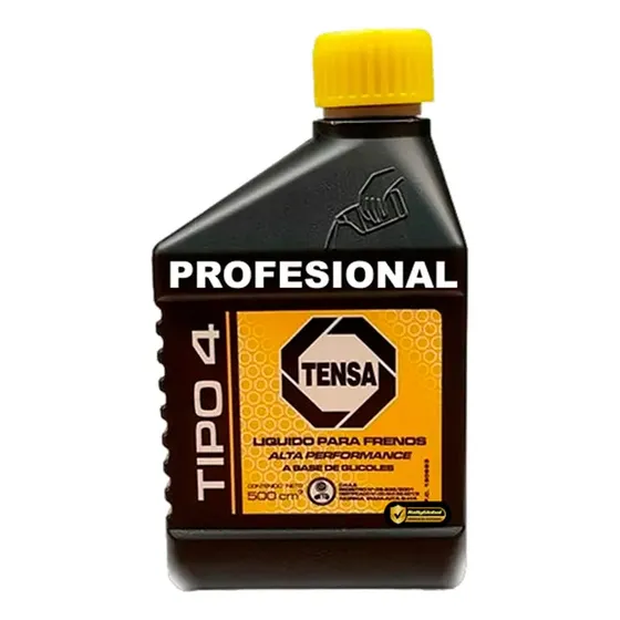 Liquido De Frenos Tensa Tipo / Dot 4 X 500cc Uso Profesional