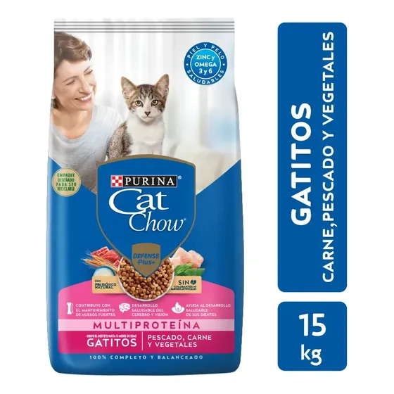 Alimento Cat Chow Gatitos x 15 Kg