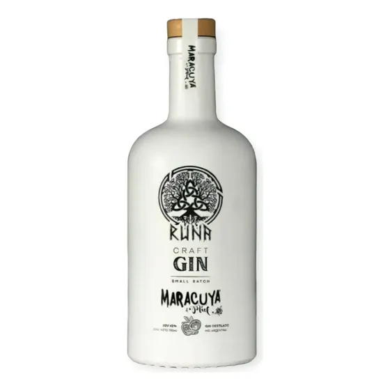 Gin Runa Maracuyá y Miel 750 mL – Destilado Artesanal de Argentina