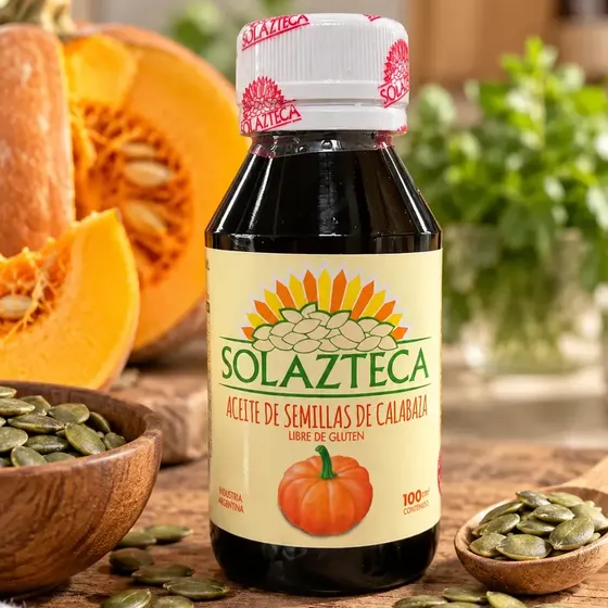 Aceite De Semillas De Calabaza Sol Azteca - 100 Cc Sin Tacc