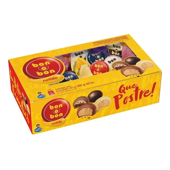 Oferta! Caja Bombones Bon O Bon Chocolate Surtidos 255g