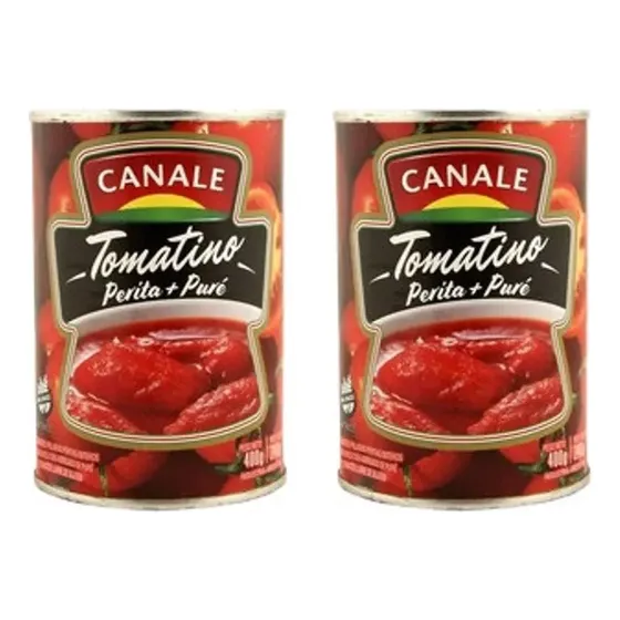 Pack X2u Tomate Perita + Puré Canale Lata 400g