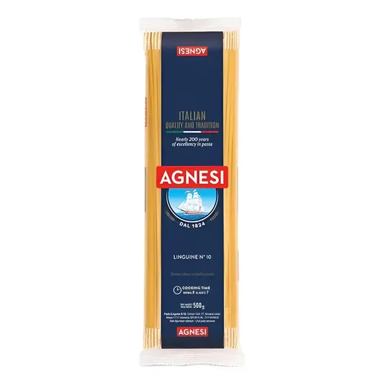Pasta Italiana Spaghetti Agnesi Calidad Premium 500g