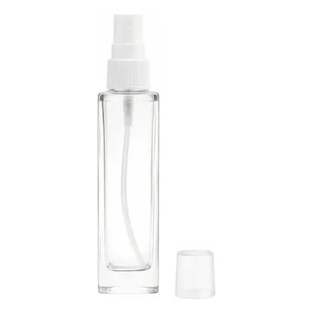 10 Frascos Equatone Perfumero Vidrio 30ml Spray Blanco