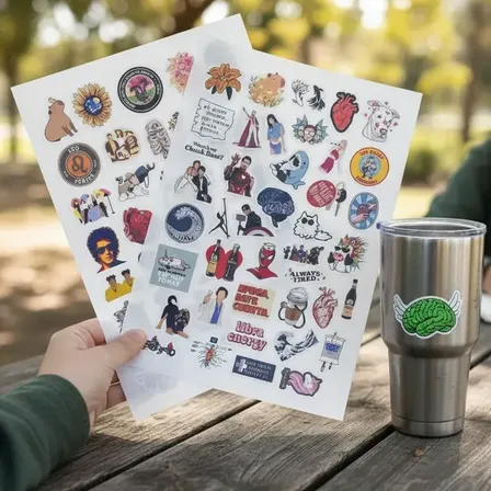 Stickers Personalizado Vinilo Etiquetas Logos Apto Termo