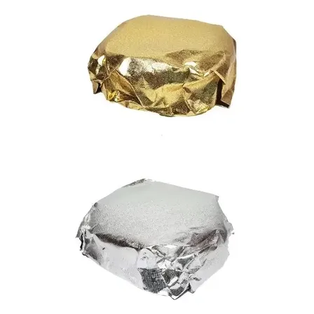 Papel Metalizado Para Alfajores Dorado Y Plateado Por Kilo