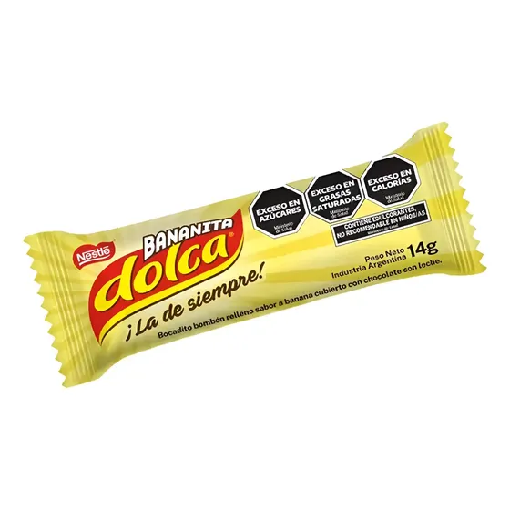 Chocolate Nestlé Bananita Dolca 14g Caja x 16un