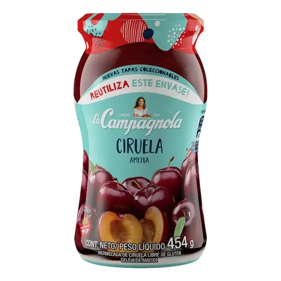 Mermelada de Ciruela La Campagnola X 454g arcor