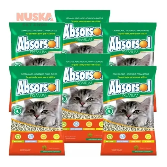 Combo Piedras Sanitarias Absorsol 6 X 2 Kg (12 Kg) Pack