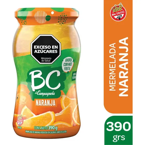 Mermelada De Naranja Bc X 390 Gr