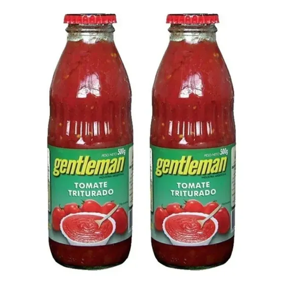 Tomate Triturado Gentleman 500g Pack X2