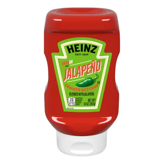 Ketchup Con Jalapeño Heinz 397 Gr. Importado Usa X1 Unidad. Nuevo