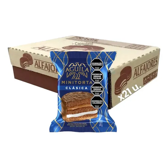 Arcor Águila Alfajor - Clasico - Envasado - Pack - 21