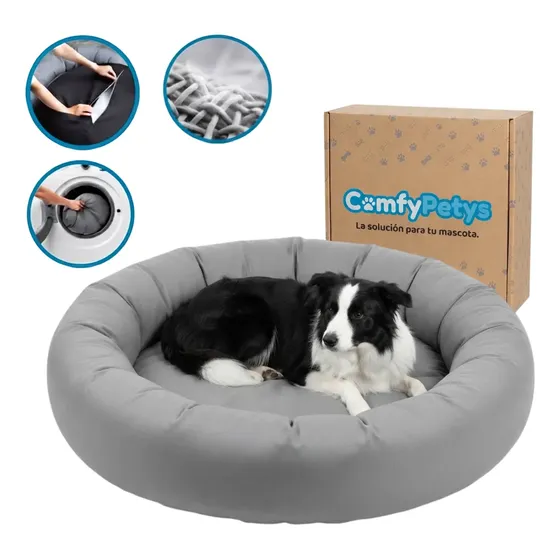 Cama Perro Impermeable Comfypetys Relajante Grande Talle L