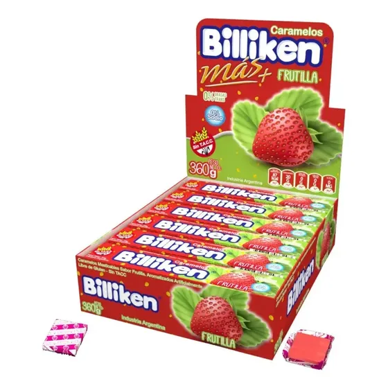Caramelos Masticables Billiken Sin TACC (x18 Unidades)