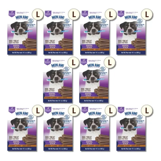Snack Para Perros Mon Ami Dental Stick 400 Gr L Pack X10