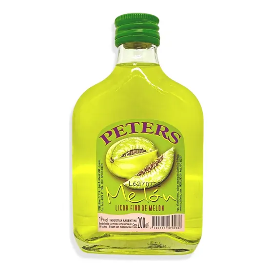 Peters Licor Fino De Melón Petaca 200ml Industria Argentina