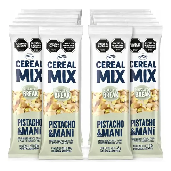 Cereal Mix Pistacho Y Maní X20 Unidades