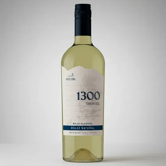 Andeluna Vino Blanco 1300 Torrontés Dulce Botella 750ml