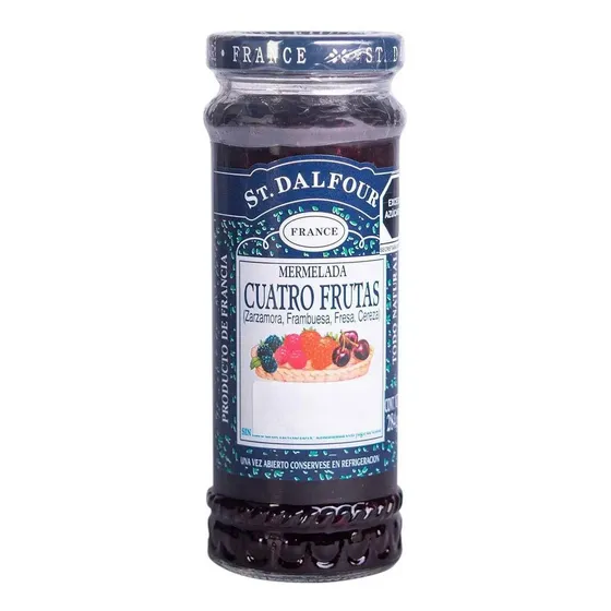 Mermeladas SABOR CUATRO FRUTAS FOUR FRUITS St Dalfour 284g