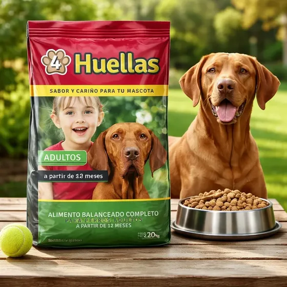 Alimento Balanceado 4 Huellas Perro Adulto 20kg