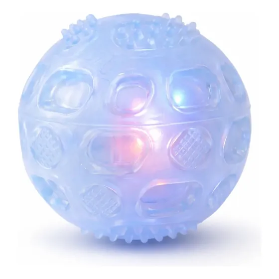 Pelota Para Perros Con Luz Led Interactiva Resistente