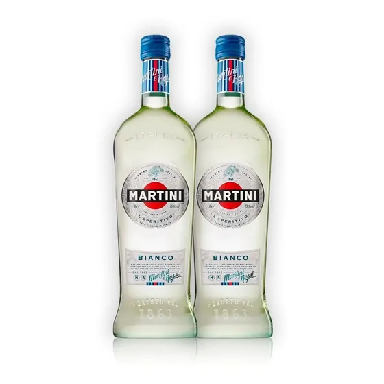 Martini Bianco Aperitivo Vermouth Destilado Kit X2u 1000ml