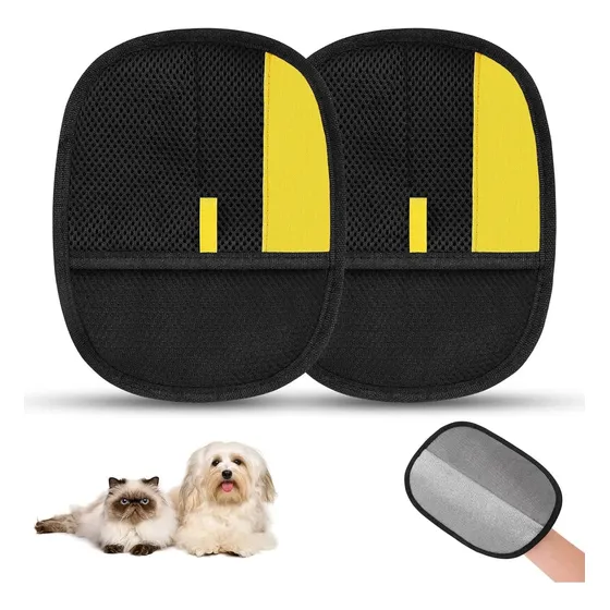 Guantes Quitapelos Electrostáticos Mascotas X2 2-pcs