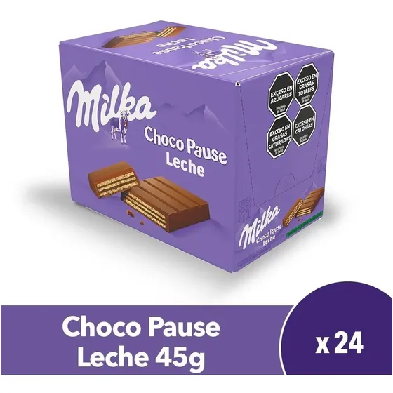 Oblea Milka Chocopause Display X 24 Uni
