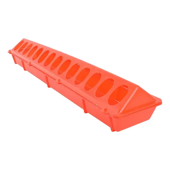 Alimentador De Aves De Corral Con Tapa Abatible, Comedero