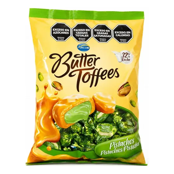 Caramelos Butter Toffees Pistachos X648g