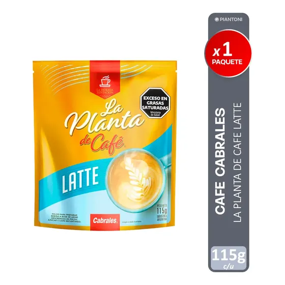 Cafe Cabrales Instantaneo La Planta Latte X115g