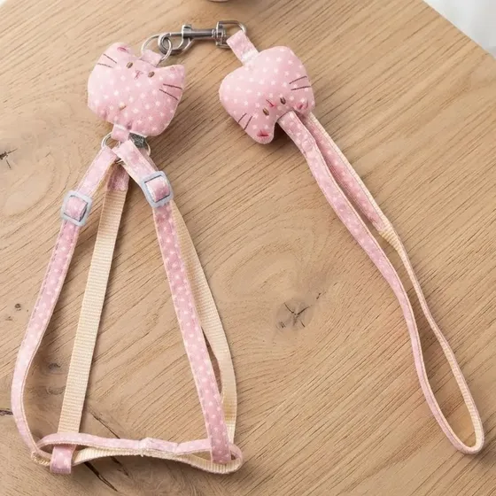 Arnes Pretal Para Perro Con Correa 1.2 S Con Gatitos Rosa